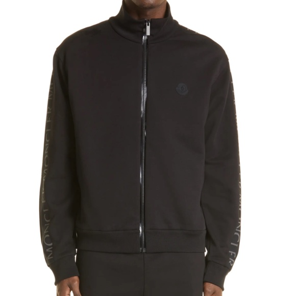 Moncler Black Full-Zip Sweater - Picture 2 of 9